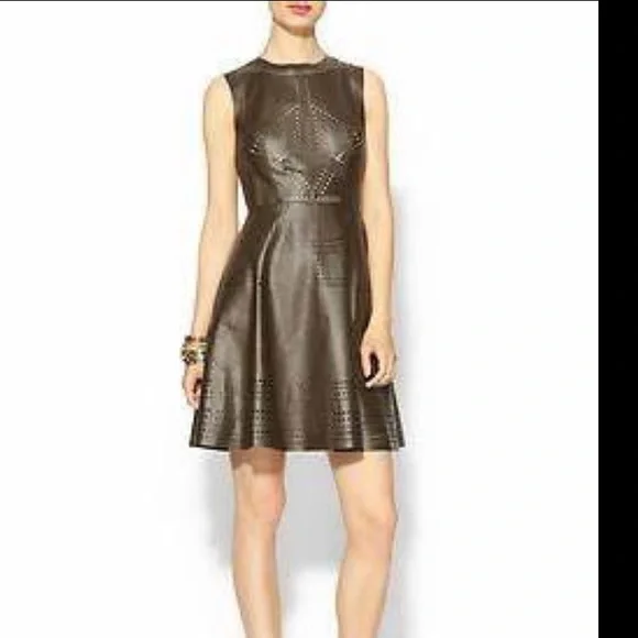 Ark & Co Dresses | Faux Leather Dress | Color: Brown | Size: S | Bringer20's Closet Ark & Co Dresses | Faux Leather Dress | Color: Brown | Size: S | Bringer20's Closet